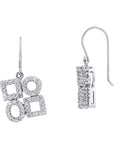 14K EFFY WG .85 CTW Diamond Earrings