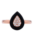 14K EFFY RG .10 CTW Diamond Ring