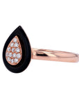 14K EFFY RG .10 CTW Diamond Ring