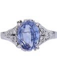 PT900 2.53 CT No Heat Sri Lanka Sapphire Ring