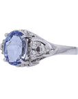 PT900 2.53 CT No Heat Sri Lanka Sapphire Ring