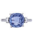 PT900 3.85 CT No Heat Ceylon Sapphire Ring