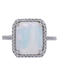 14K EFFY WG 4.45 CT Ethiopian Opal Ring