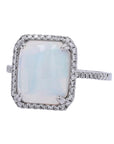 14K EFFY WG 4.45 CT Ethiopian Opal Ring