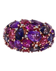 14K EFFY RG 7.70 CT Multicolor Gemstone Ring