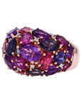 14K EFFY RG 7.70 CT Multicolor Gemstone Ring