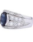 PT900 3.42 CT Thailand Sapphire Ring