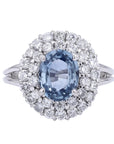 PT850 2.24 CT Sapphire Halo Ring