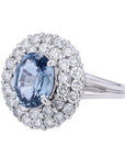 PT850 2.24 CT Sapphire Halo Ring