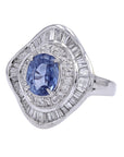 PT900 2.31 CT No Heat Ceylon Sapphire Ring