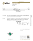 PT900 1.316 CT Zambian Emerald Center Ring