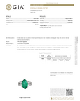 PT900 3.75 CT Colombian Emerald Ring