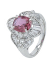 PT900 2 CT No Heat Thailand Ruby Ring