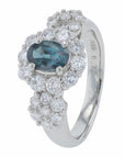 PT900 .76 CT Brazilian Alexandrite Center Ring