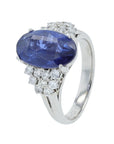 PT850 4.91 CT No Heat Sri Lanka Sapphire Ring