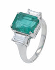 PT900 3.81 CT Emerald Ring