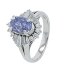 PT900 3.10 CT No Heat Sri Lanka Ceylon Sapphire Ring