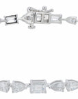 14K WG 9 CTW Diamond Bracelet