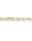 14K WG 3.50 CT Lab Grown Diamond Bracelet