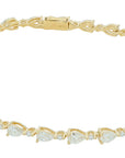 14K WG 3.50 CT Lab Grown Diamond Bracelet