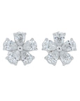 14K 1.50 CTW Lab Grown Diamond Flower Studs