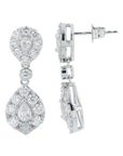 14K 2.50 CT Lab Grown Diamond Dangle Earrings