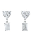 14K 1.25 CT Lab Grown Diamond Dangle Earrings