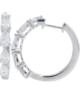 14K 1.25 CT Lab Grown Diamond Hoops