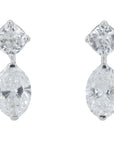 10K WG 2.29 CT Lab Grown Diamond Earrings