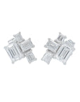 14K 1.25 CT Lab Grown Diamond Cluster Studs