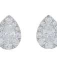 10K WG 1.63 CT Lab Grown Diamond Studs