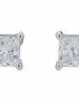 14K .50 CTW Lab Grown Diamond Princess Cut Studs