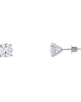 14K WG 2 CTW Martini Set Diamond Studs